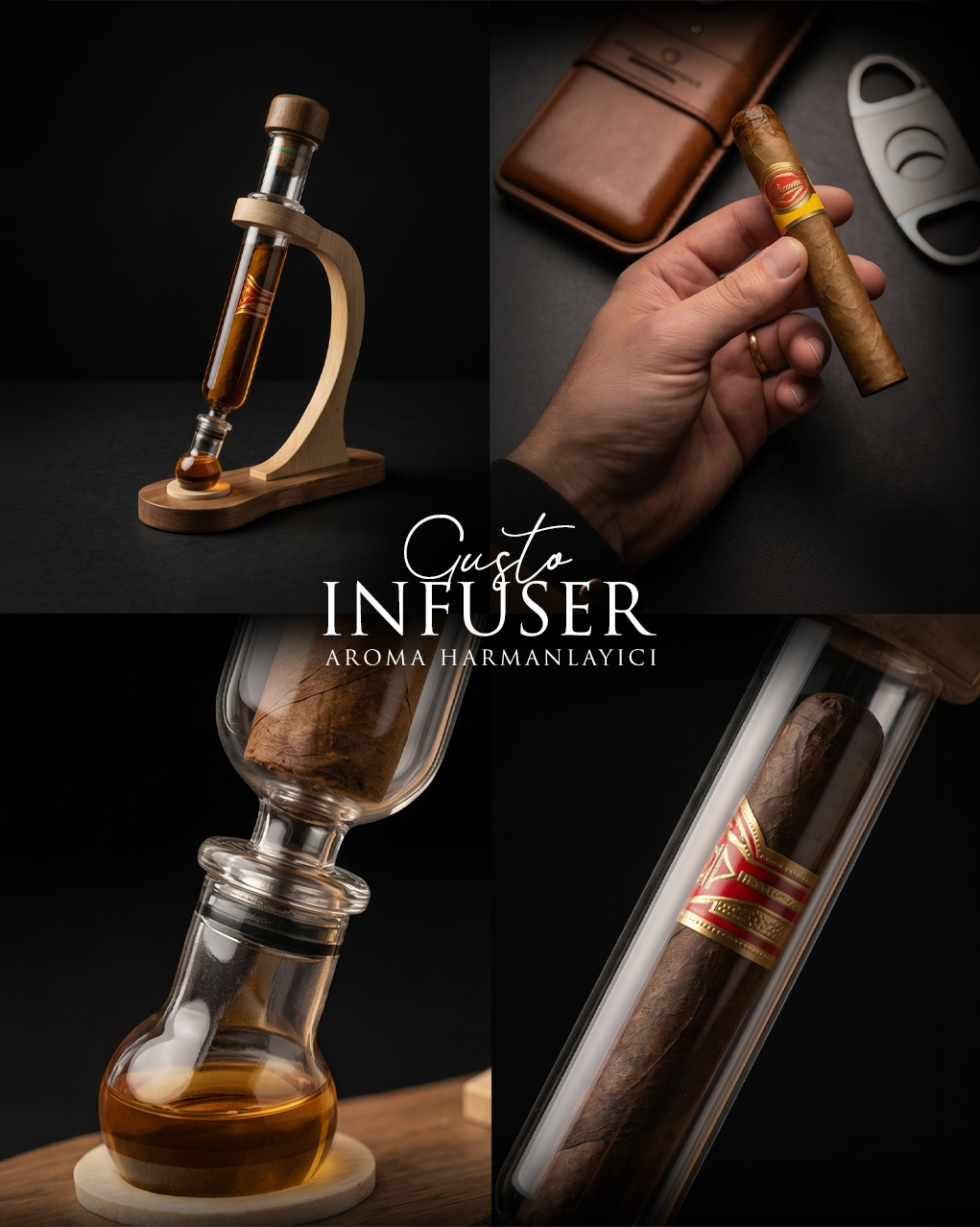 Cigar Aroma Infuser – Puro Aroma İnfuseri - Görsel 2